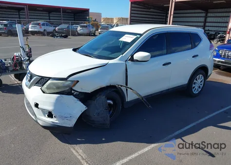 2016 Nissan Rogue S из США, поврежденный, VIN 5N1AT2MT6GC817389